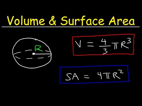 Video: How To Find The Area And Volume Of A Sphere