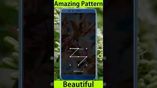 Android Beautiful Pattern Lock || Very Nice A Pattern Lock #shorts screenshot 1