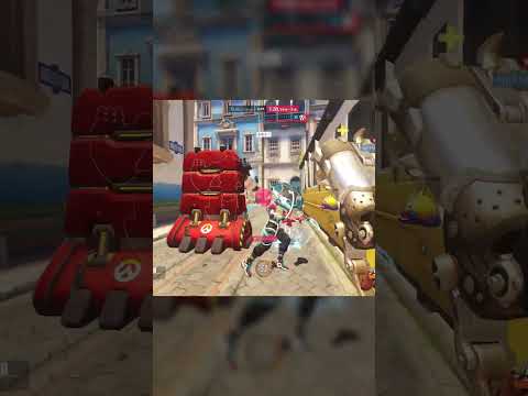 後ろがエラいことになってるのは知ってた #overwatch #オーバーウォッチ