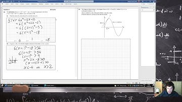 Leaving Certificate Examination 2021 Mathematics Paper 1 Higher Level Question 5   [LIVE-ish]