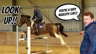 SHOWJUMPING STRUGGLES | A Very Hard Final Lesson at Simons