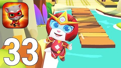 Talking Tom Hero Dash Gameplay Walkthrough Part 33 - Fire Arrow Angela [iOS/Android Games]