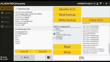 ECU CLONING ME7.2 Land Rover Engine ECU Cloning with Kess 3 Programmer