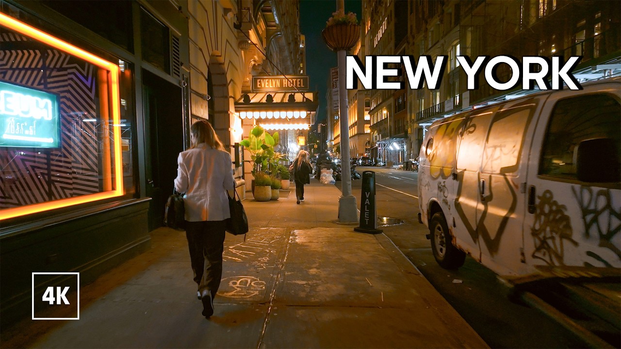 New York, Amerika Serikat | Jelajah Kota Malam 4K | 27 Mei 2026