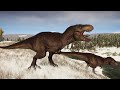 SNOW SIERRA TYRANNOSAURUS REX THE HUNT - JURASSIC WORLD DOMINION