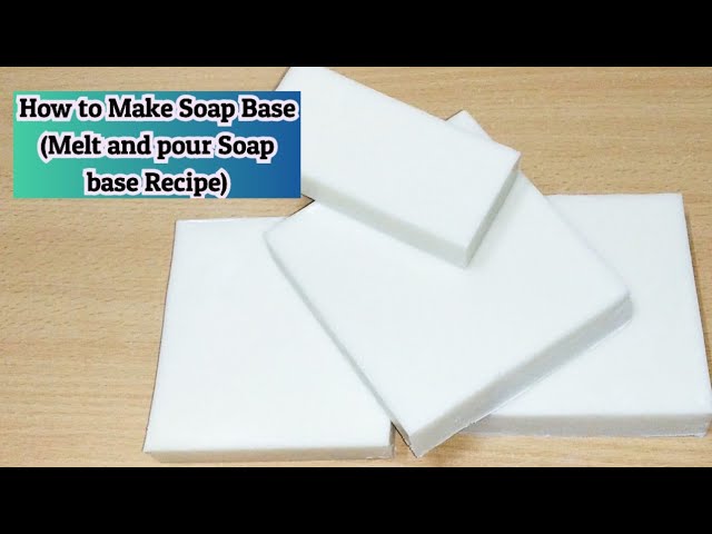 How to make transparent glycerin soap base, Diy crystal clear glycerin  soap base