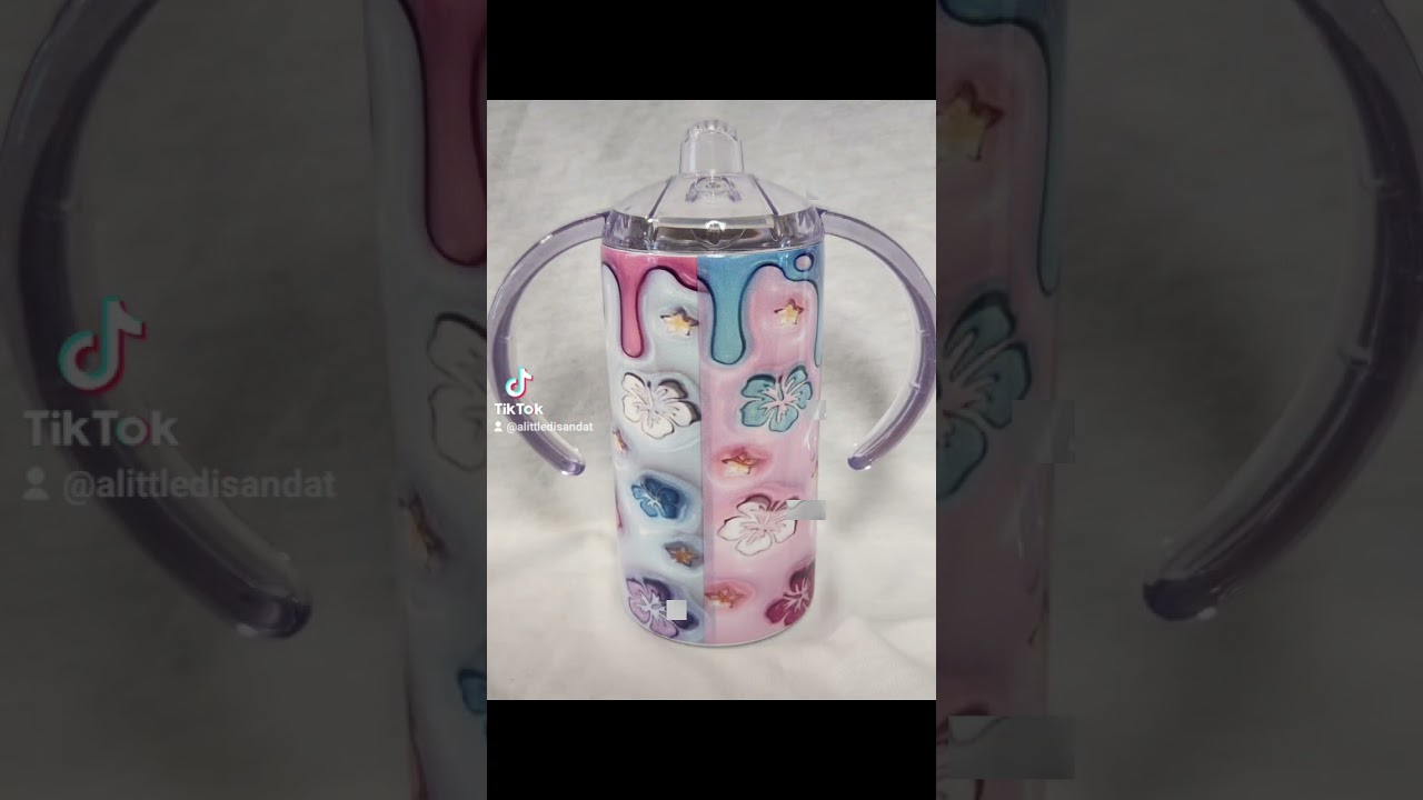 New Custom 12oz Toddler Sippy Cup! 12$$ Can be picked up or shipped. Message me if interested