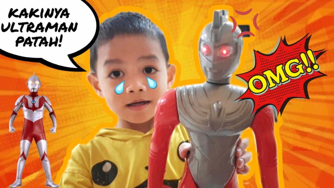 MAINAN ULTRAMAN RUSAK ANAK KECIL MAIN ULTRAMAN YouTube