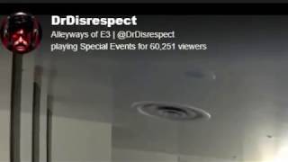 DrDisrespect twitch channel banned for streaming in public bathroom at E3 2019