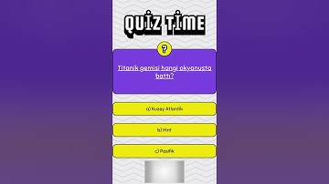 Zor Sorular 017 / Beyin Yakan Sorular / Genel Kültür Soruları