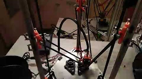 delta 3d printer with auto leveling