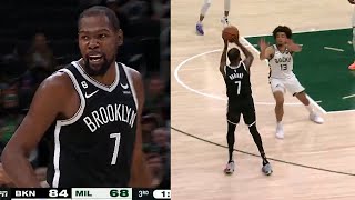 Kevin Durant Locked Down Giannis and Sh** Up him with hitting 3 pointer
