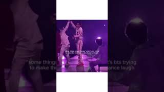 Some things never change even in the middle of everything they look out for each other #arirang #bts