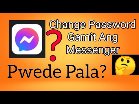 How To Change FB Password Using Messenger Pwede Pala
