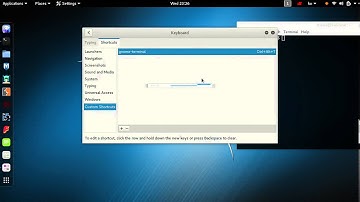 How to create Terminal shortcut in Kali