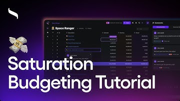 Saturation Budgeting Tutorial (2024)