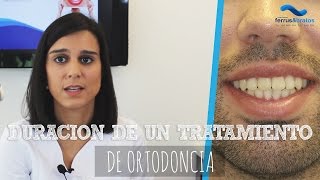 ¿Cuál es la duración de un tratamiento de ortodoncia?