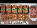 I Meal Prepped 16 Meals for Only $30 | Budget Friendly Meal Prep