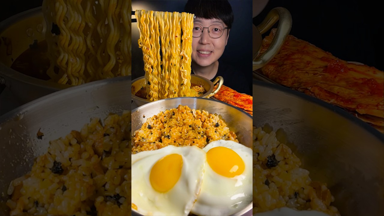 고추참치비빔밥 & 열라면 먹방ASMR🔥#mukbang