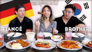 🇩🇪 Feeding my brother German Food · YB vs. FOOD