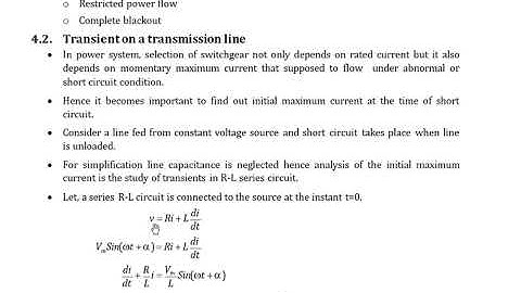 Lecture 13 | PS II | 5th Semester | Chapter 4 | Symmetrical Faults Analysis | GTU