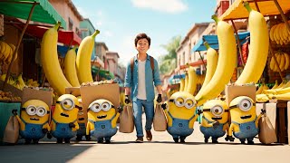 Minions Make Giant Banana Ice Cream With Friendsbest Funny Ice Cream Party In The World2026