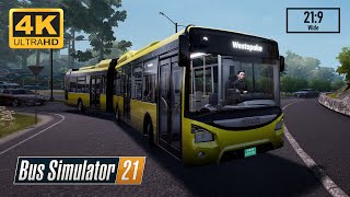 Bus Simulator 21 - Iveco Urbanway Articulated 18m - Seaside Valley | Logitech G29 screenshot 2