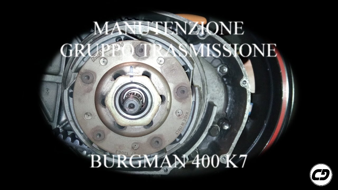 Manutenzione trasmissione Burgman 400 K7 - YouTube