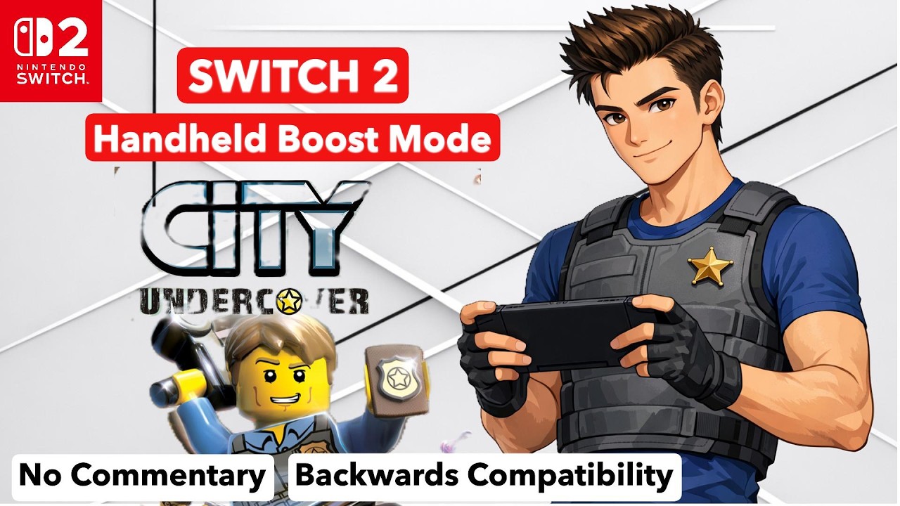 Switch 2 - Lego City Undercover - Handheld Boost Mode Gameplay - YouTube
