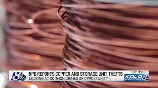 RPD: Storage unit burglaries and copper theft are ongoing issues