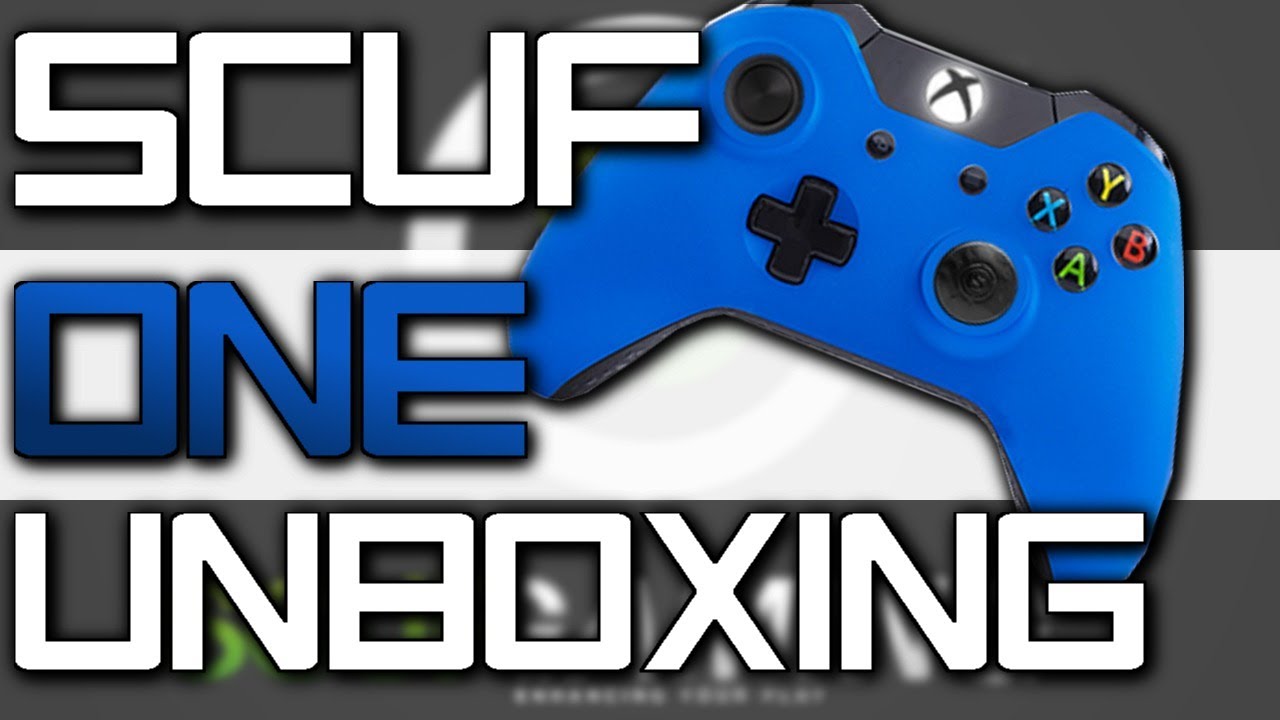 Xbox One Scuf Controller Unboxing! "SMURF SCUF ONE" @ScufGaming
