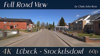 Lübeck - Stockelsdorf, Germany Steinrader Hauptstraße, Morier Straße - 4K 2160P60P Ultra Hd