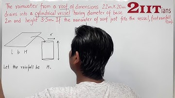 MENSURATION Exercise 17.5 Q 5 Class X ICSE | IIT JEE The rainwater from a roof of dimensions