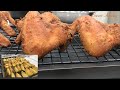 How To Make The Best Fried Chicken Wings Recipe | Crispy Oven Baked Potato Wedges | Lets Cook