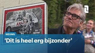 Muurschildering van iconische wielerfoto siert Valkenburg | L1 Nieuws