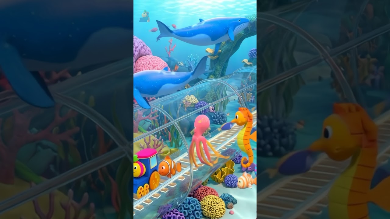Marine Animal Names #shorts #nurseryrhymes #marine #animals #babybob #trending