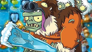 Plants vs Zombies 2: SLOTH GARGANTUAR Boss Battle! (GAMEPLAY)