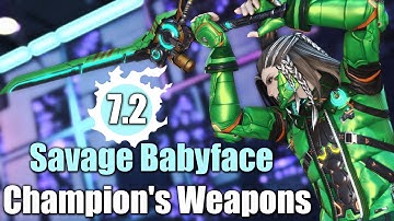 All NEW  7.2 Cruiserweight Savage Weapons | Babyface Champion
