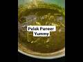 Palak paneer healthy and tasty