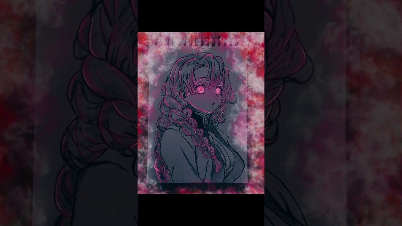 Sketching Mitsuri – The Love Hashira 💗 