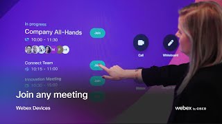 Join any meeting with ease  |  Webex Devices
