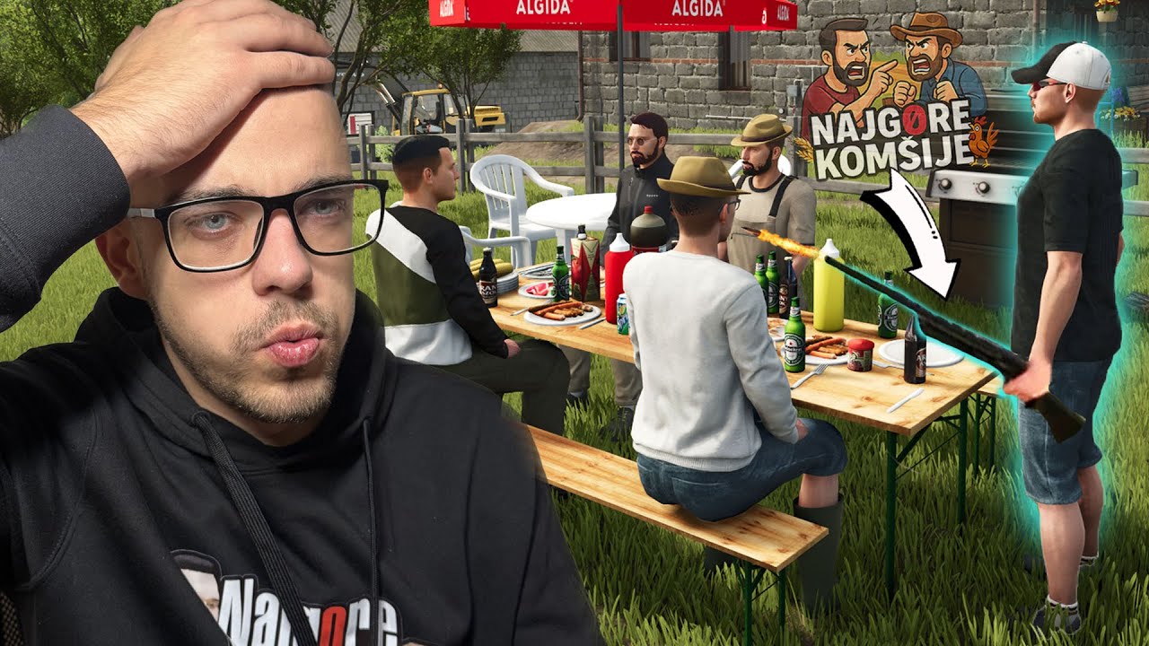 KOMŠIJA IZVADIO PUŠKU!! *ROŠTILJ* / NAJGORE KOMSIJE 