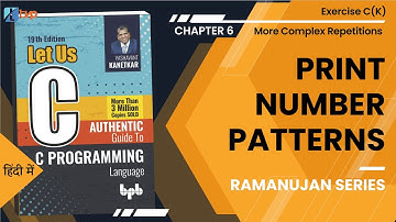 Let Us C Solutions | C Programming | Print a Pattern of Ramanujan Number Series