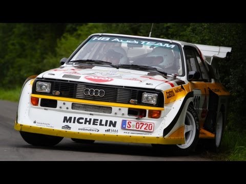 Walter Röhrl im Audi S1 - Eifelrallye Shakedown [HD]