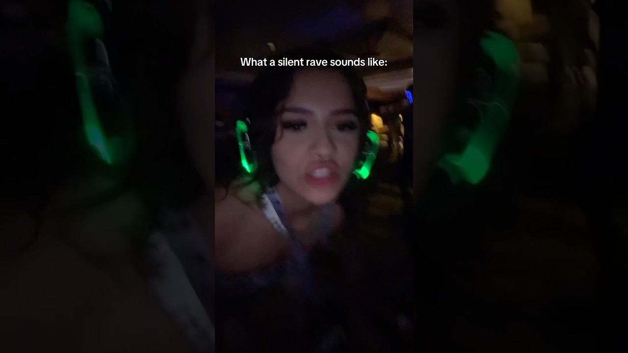 What a silent rave sounds like: