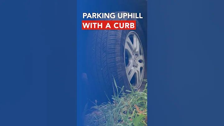 Uphill Park With Curb Correctly for Driver's Test