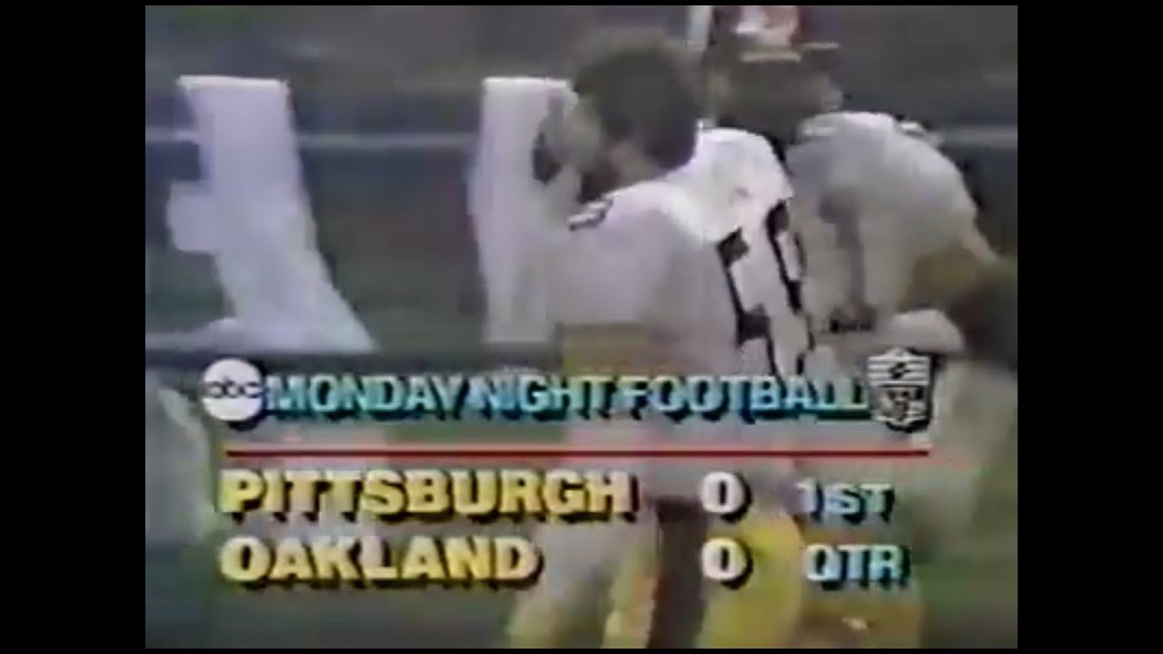 1981-12-07 Pittsburgh Steelers vs Oakland Raiders