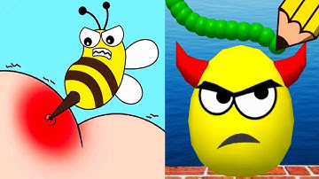 Tricky Brain Story Help Me vs Draw To Smash - All Levels Gameplay (Android,iOS) Part 6