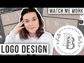 Watch Me Design a Logo: Using Adobe Illustrator & Procreate