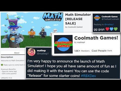 Someone Made Coolmathgames As A Roblox Game Youtube - rbxdev roblox